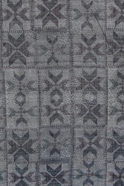 Image of Bhagalpur Tussar Silk Grey Saree