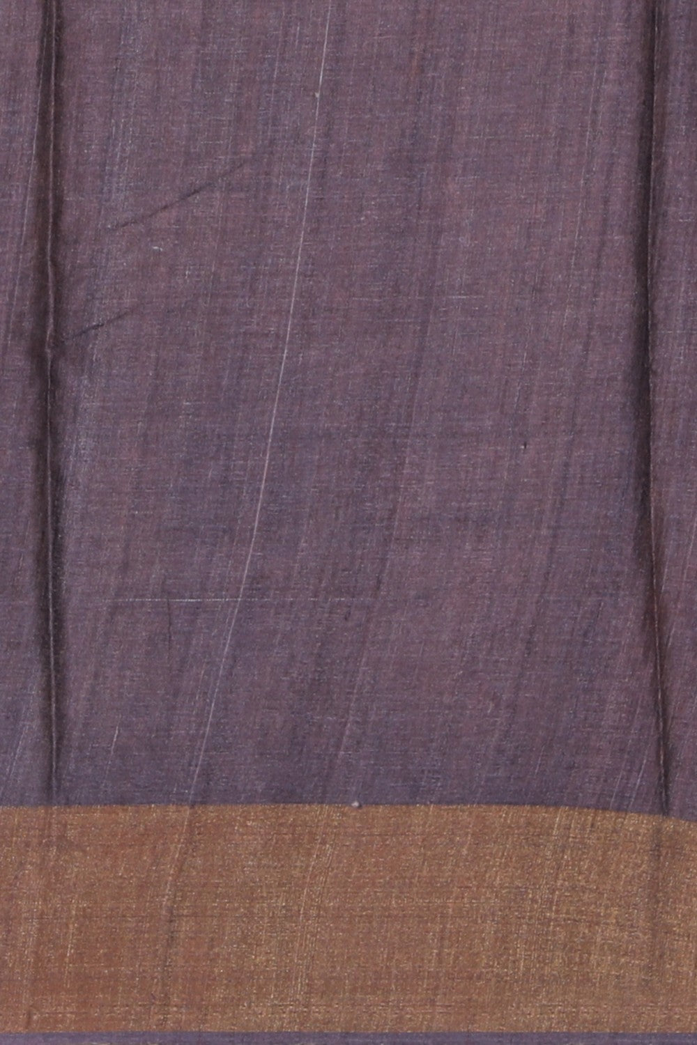 Image of Bhagalpur Tussar Silk Grey Saree