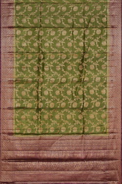 Image of Kosa Silk Handloom Banarasi Saree