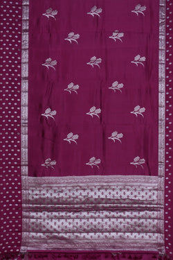 Image of Banarasi Silk Pink Saree