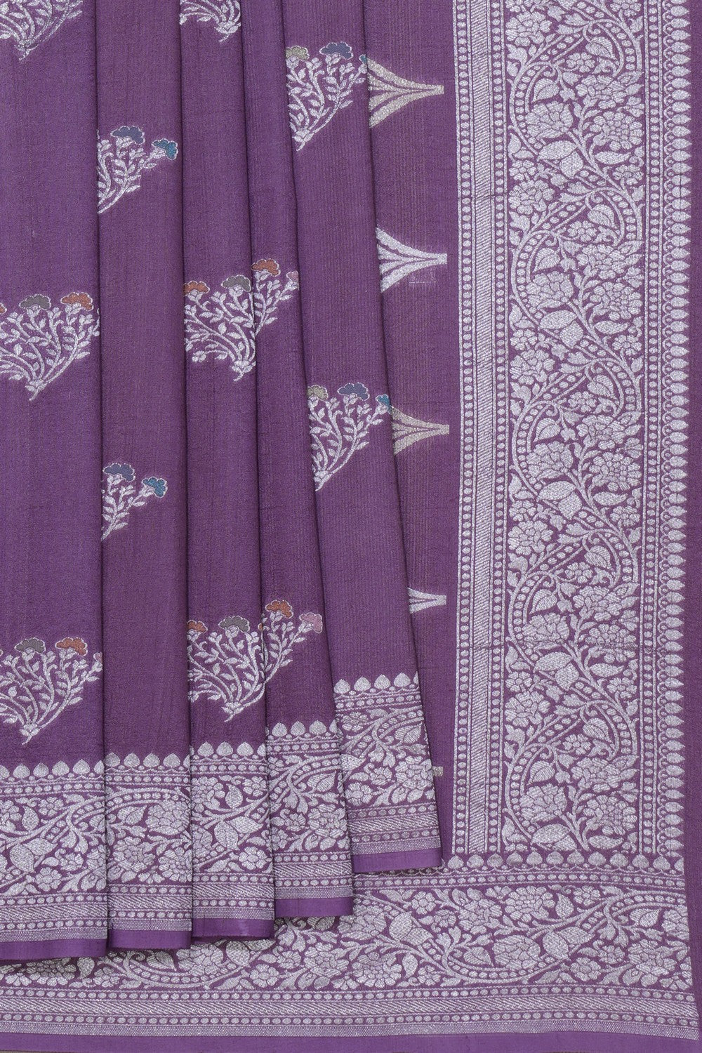 Pure Tussar Silk Handloom Banarasi Saree