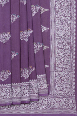 Image of Pure Tussar Silk Handloom Banarasi Saree