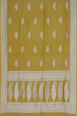 Image of Pure Tussar Silk Handloom Banarasi Saree