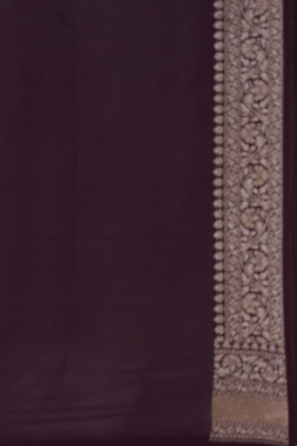 Banarasi Georgette Violet Saree