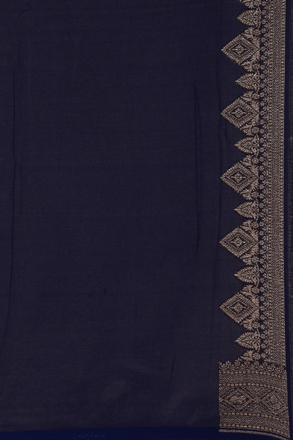 Banarasi Georgette Navy Blue Saree