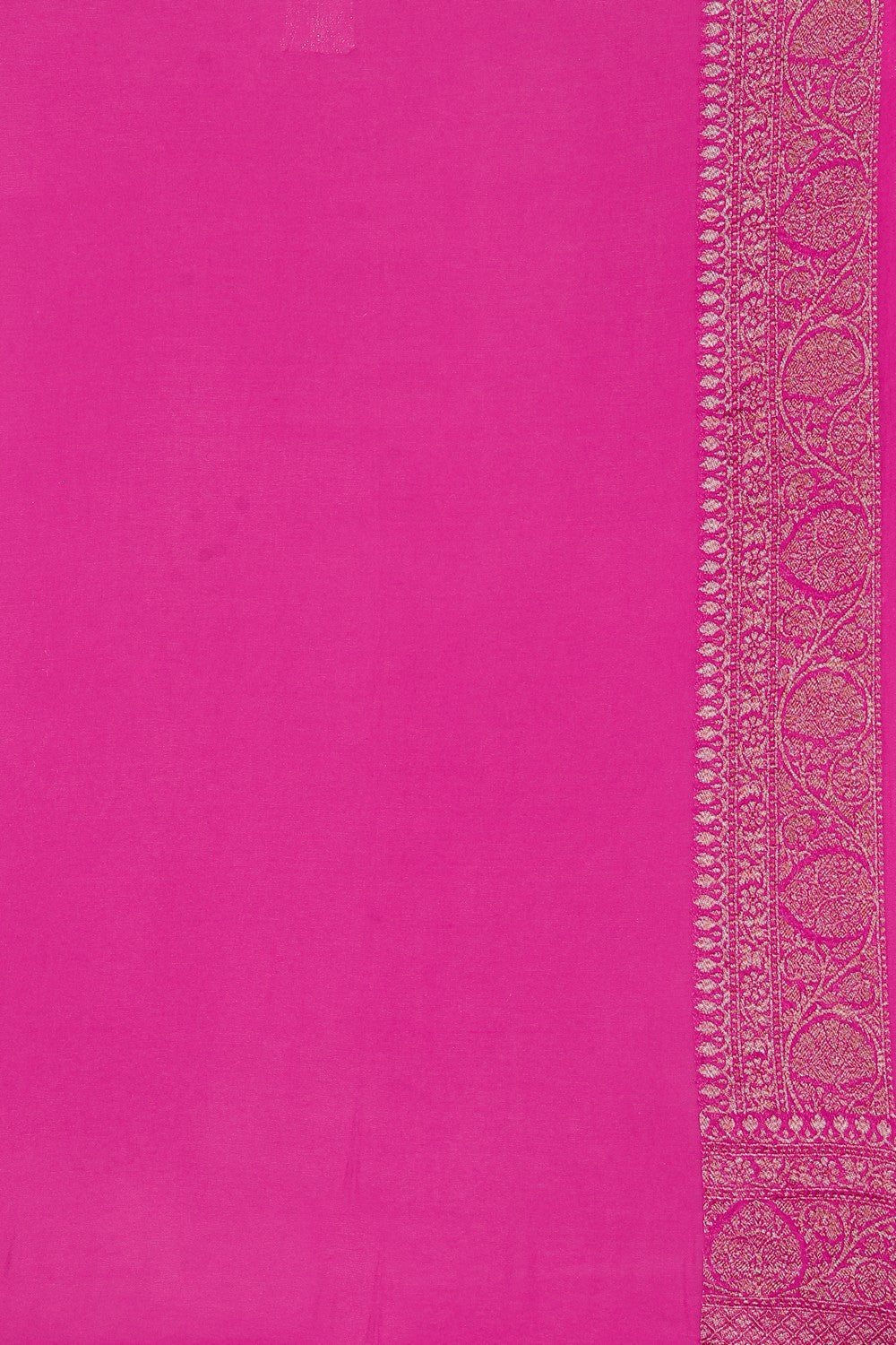 Banarasi Georgette Pink Saree