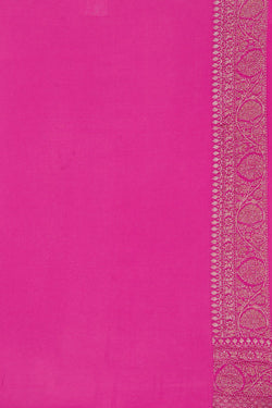 Image of Banarasi Georgette Pink Saree