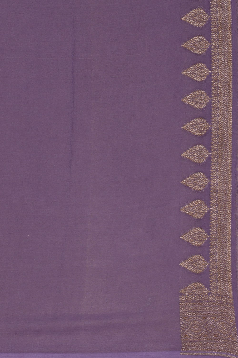 Banarasi Georgette Purple Saree