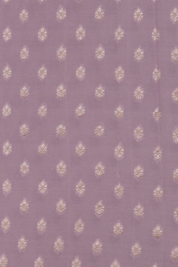 Image of Banarasi Georgette Lavender Purple Saree