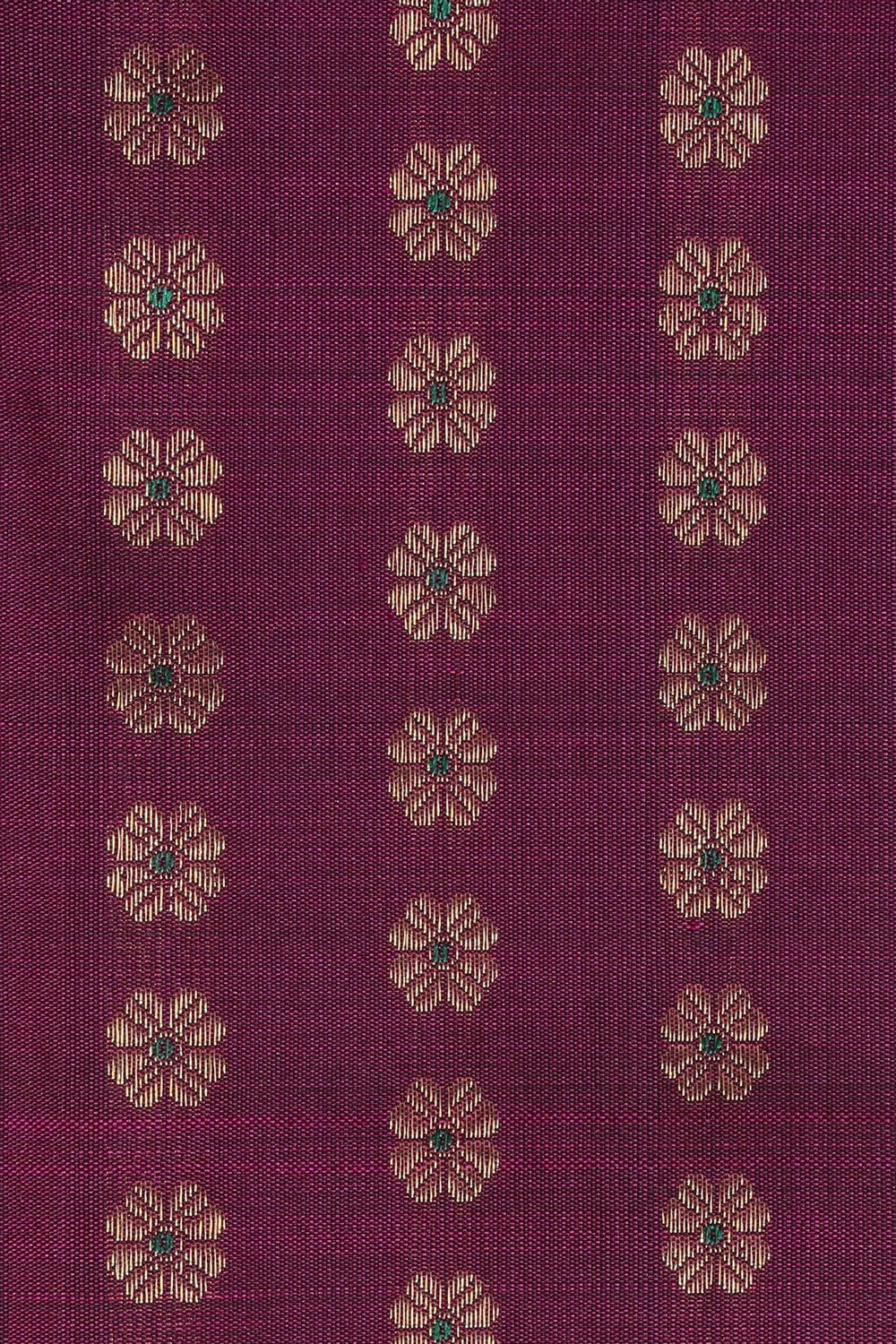 Kanchipuram Silk Violet Saree