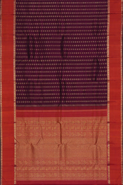 Image of Kanchipuram Silk Violet Saree