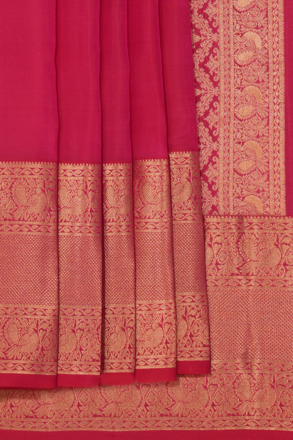 South Silk Pink Saree