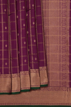 Image of South Silk Purple Saree