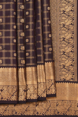 Image of South Silk Coffee Brown Saree