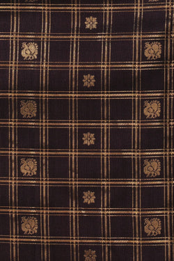 Image of South Silk Coffee Brown Saree