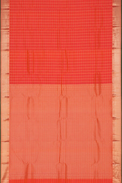 Image of South Silk Orange Saree