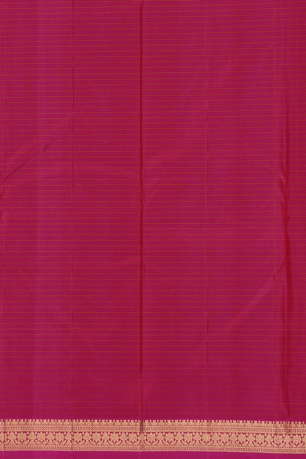 South Silk Fuchsia-Pink Saree