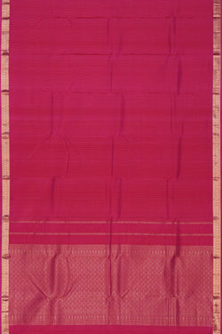 Image of South Silk Fuchsia-Pink Saree