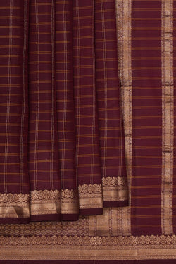 Image of South Silk Brown Saree