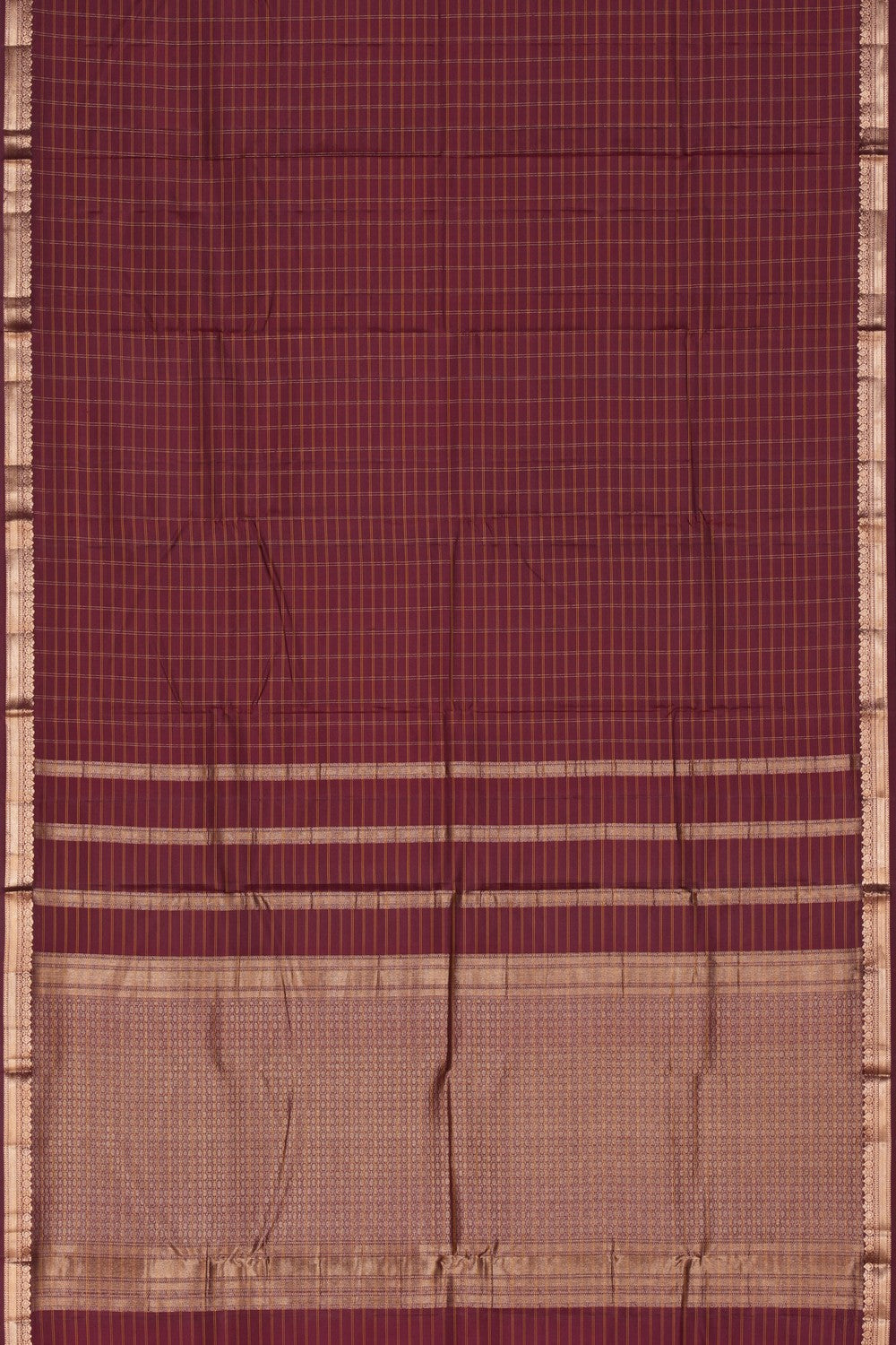 South Silk Brown Saree