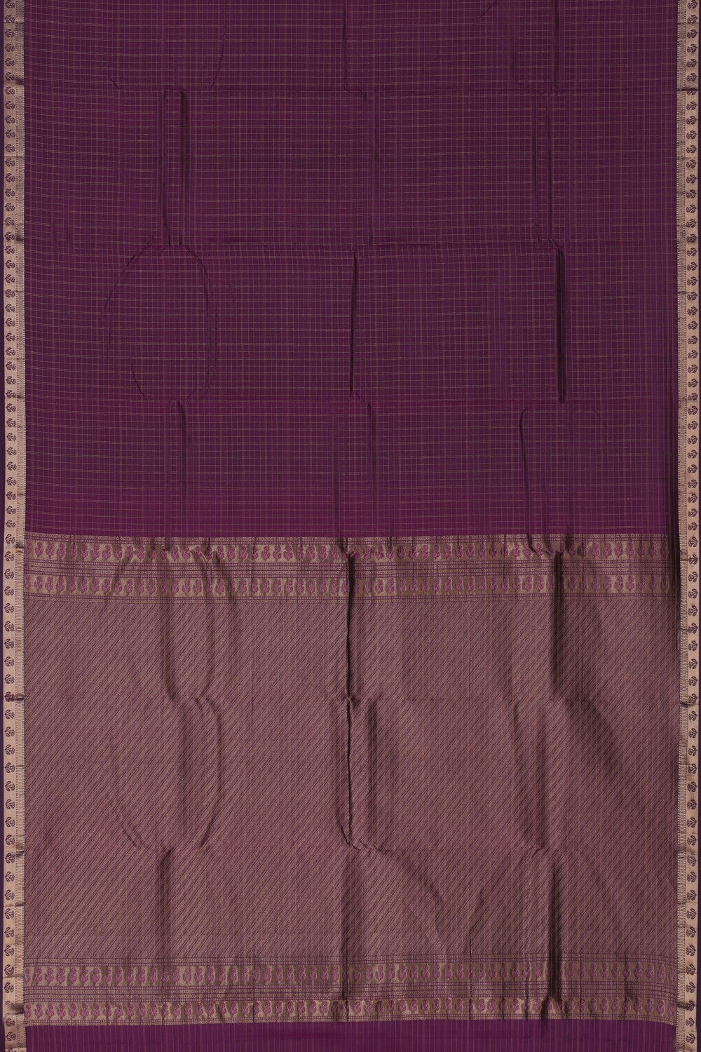 South Silk Violet Saree