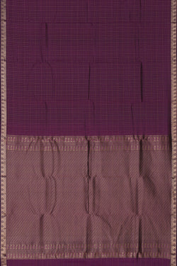 Image of South Silk Violet Saree