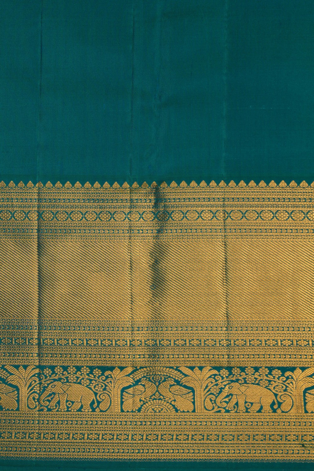 Kanchipattu Brocade Yellow Saree