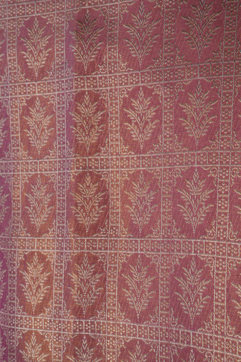 Image of Kanchipattu Brocade Pink Saree