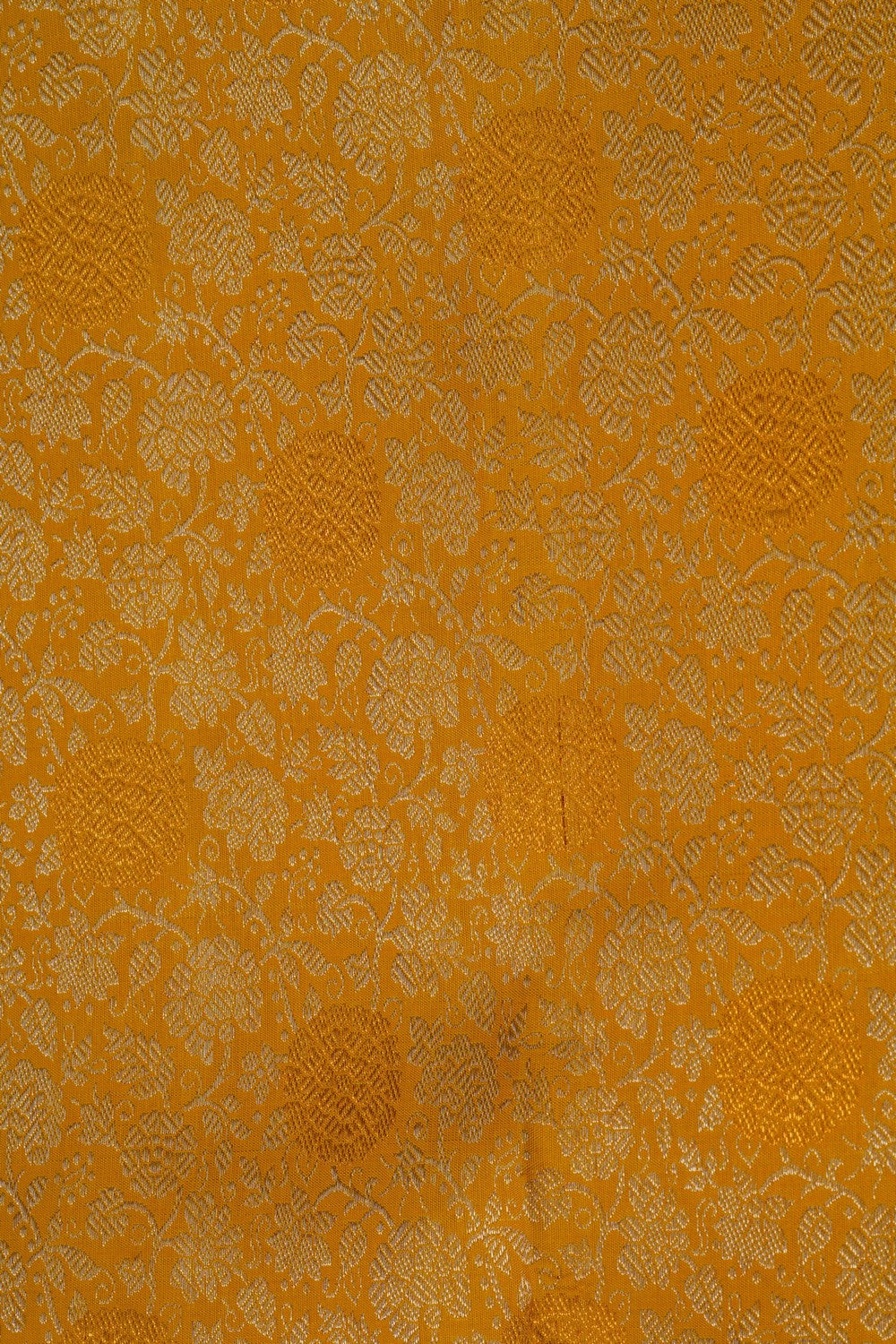 Image of Kanchipattu Brocade Yellow Saree
