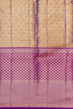 Image of Kanchipattu Tissue Brocade Gold Saree