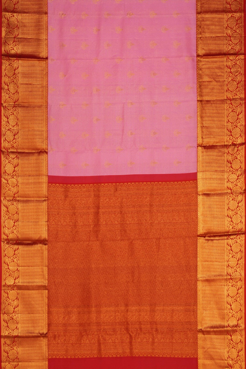 Kanchipattu Brocade Lotus Pink Saree