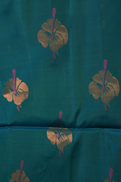 Image of South Silk Blue Saree