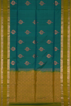 Image of South Silk Blue Saree
