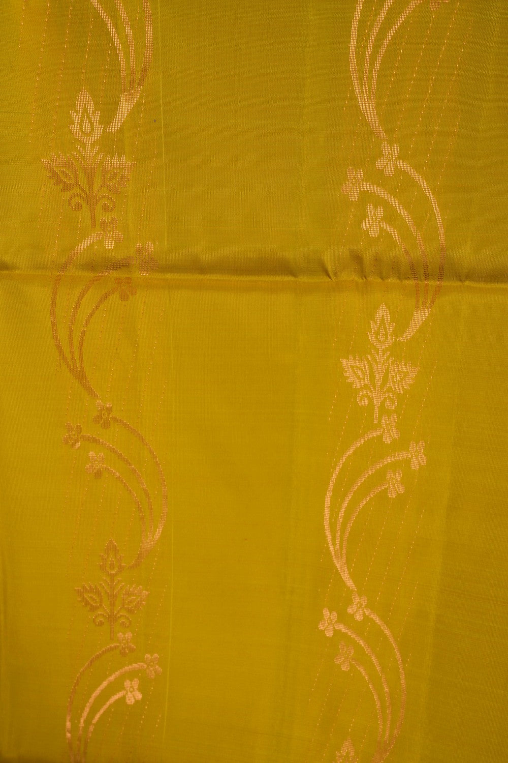 Image of South Silk Spring Yellow Saree