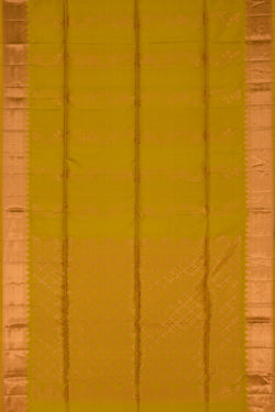 Image of South Silk Spring Yellow Saree