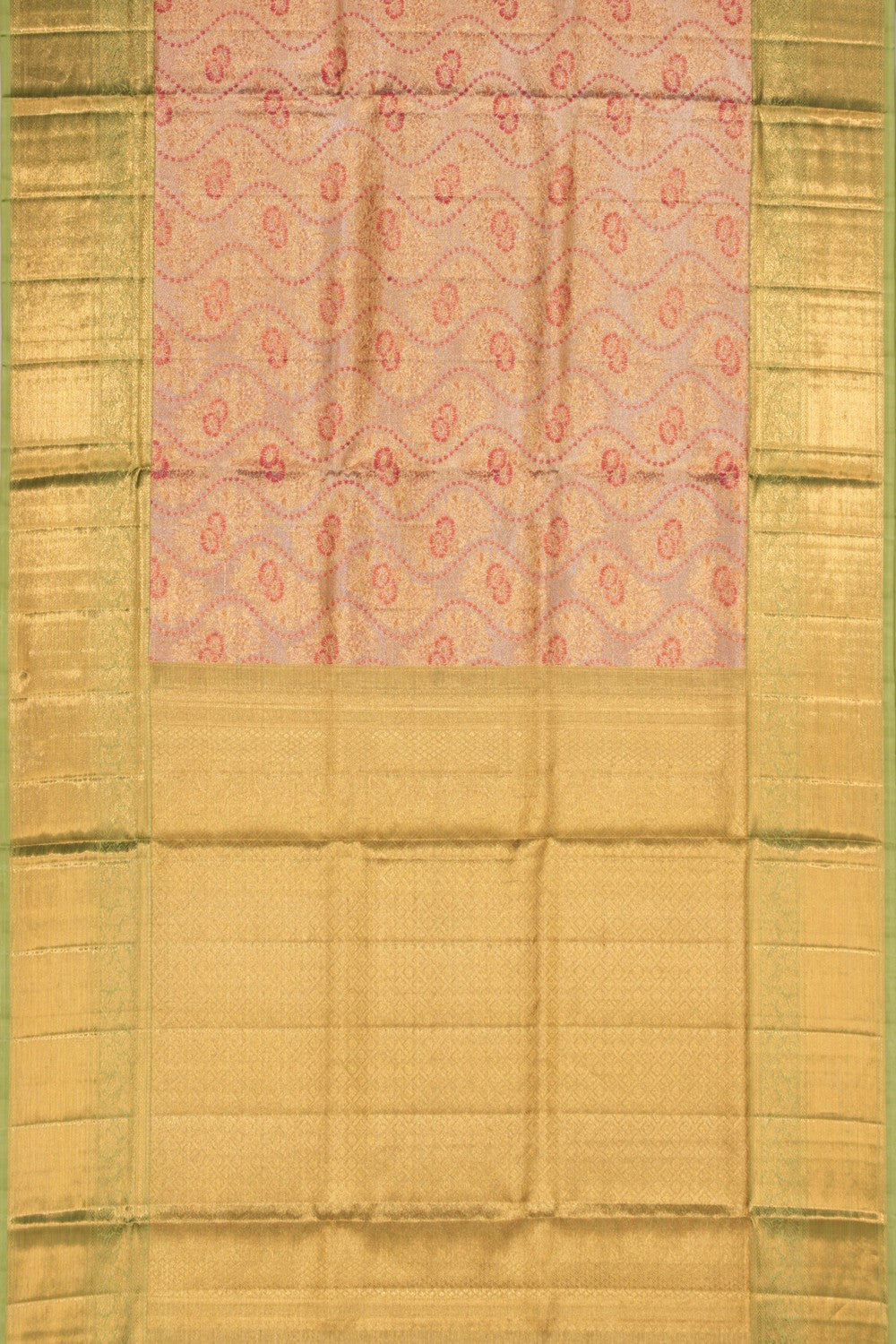 Image of Kanchipattu Tissue Brocade Gold Saree