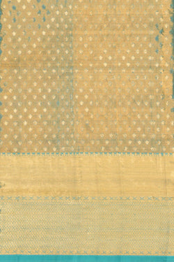 Image of Kanchipattu Tissue Brocade Blue Saree