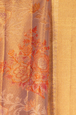 Image of Kanchipattu Tissue Brocade Gold Saree