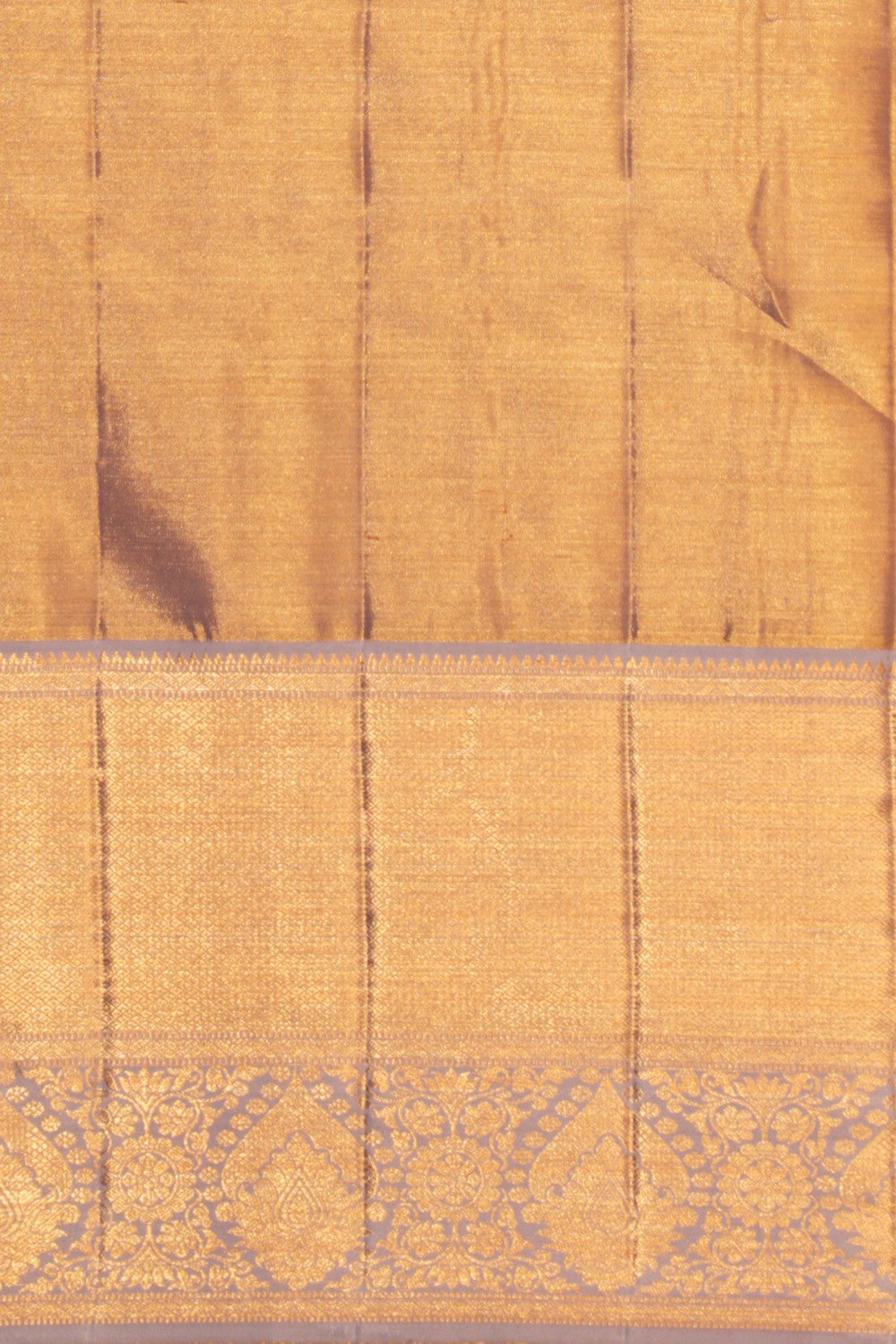 Kanchipattu Tissue Brocade Gold Saree