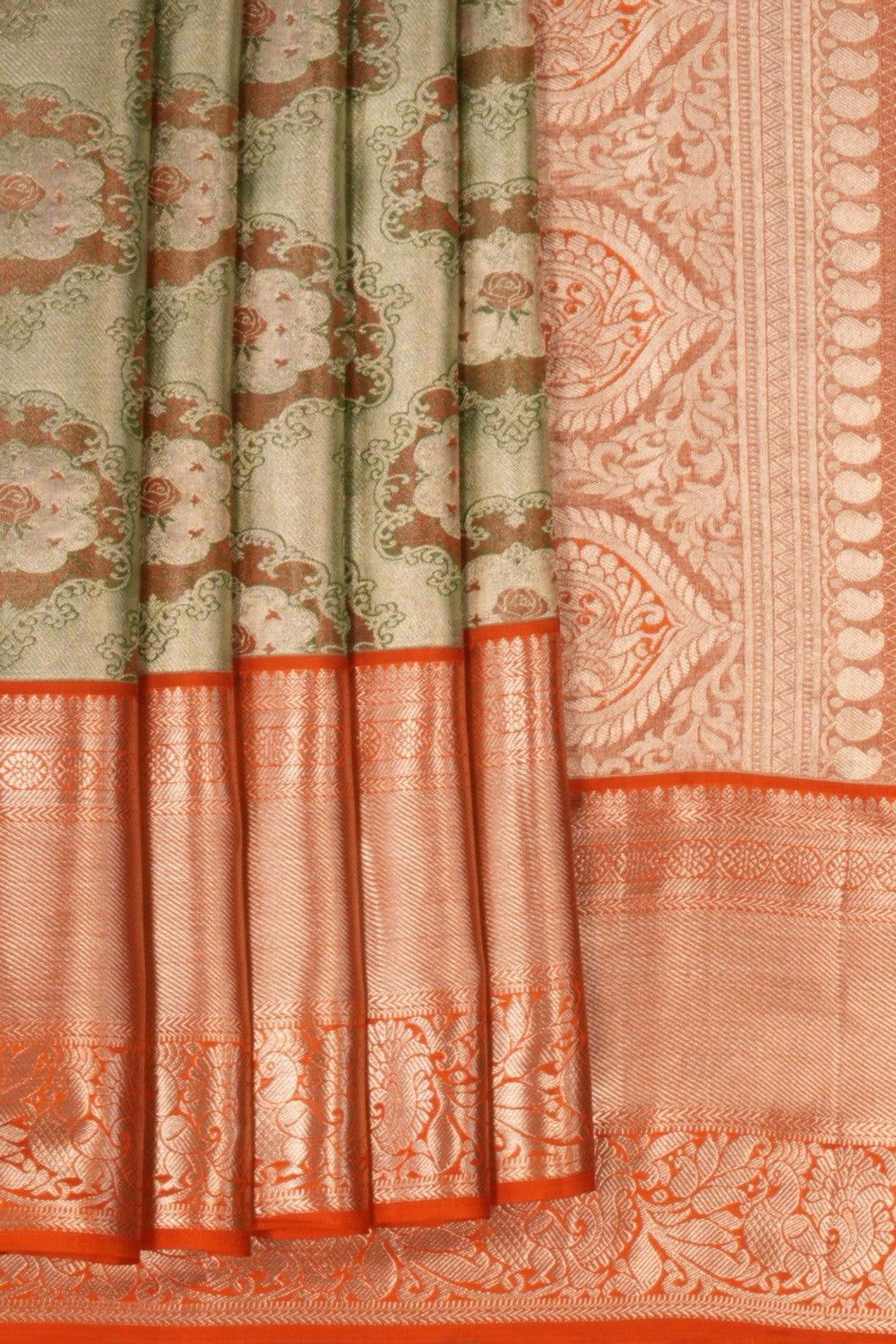 Kanchipattu Tissue Brocade Saree