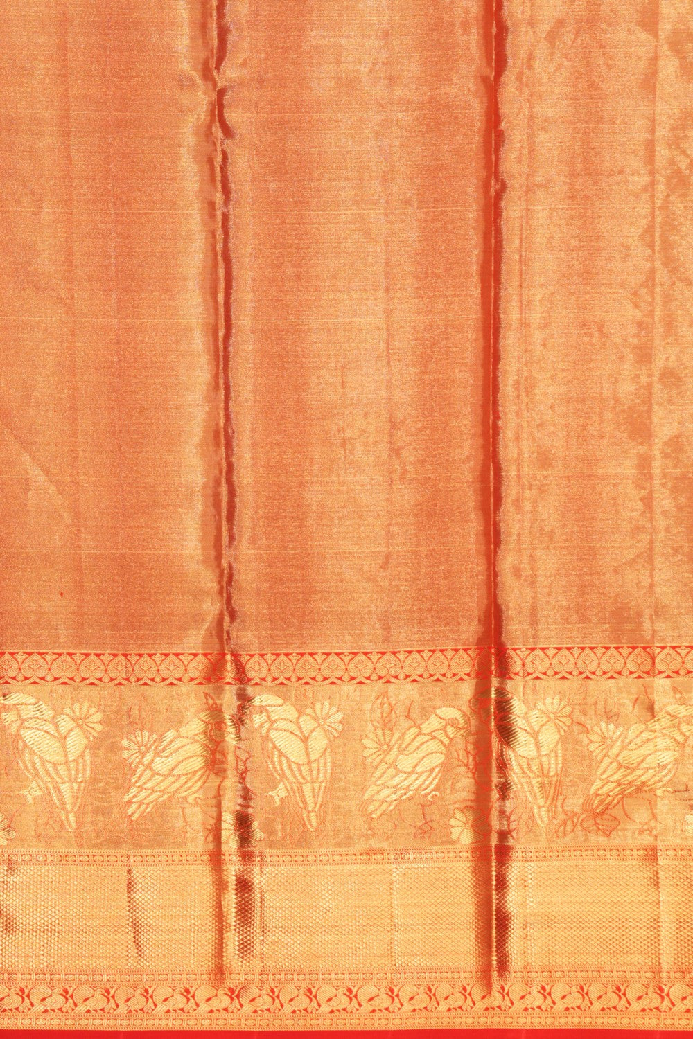 Kanchipattu Tissue Brocade Green Saree