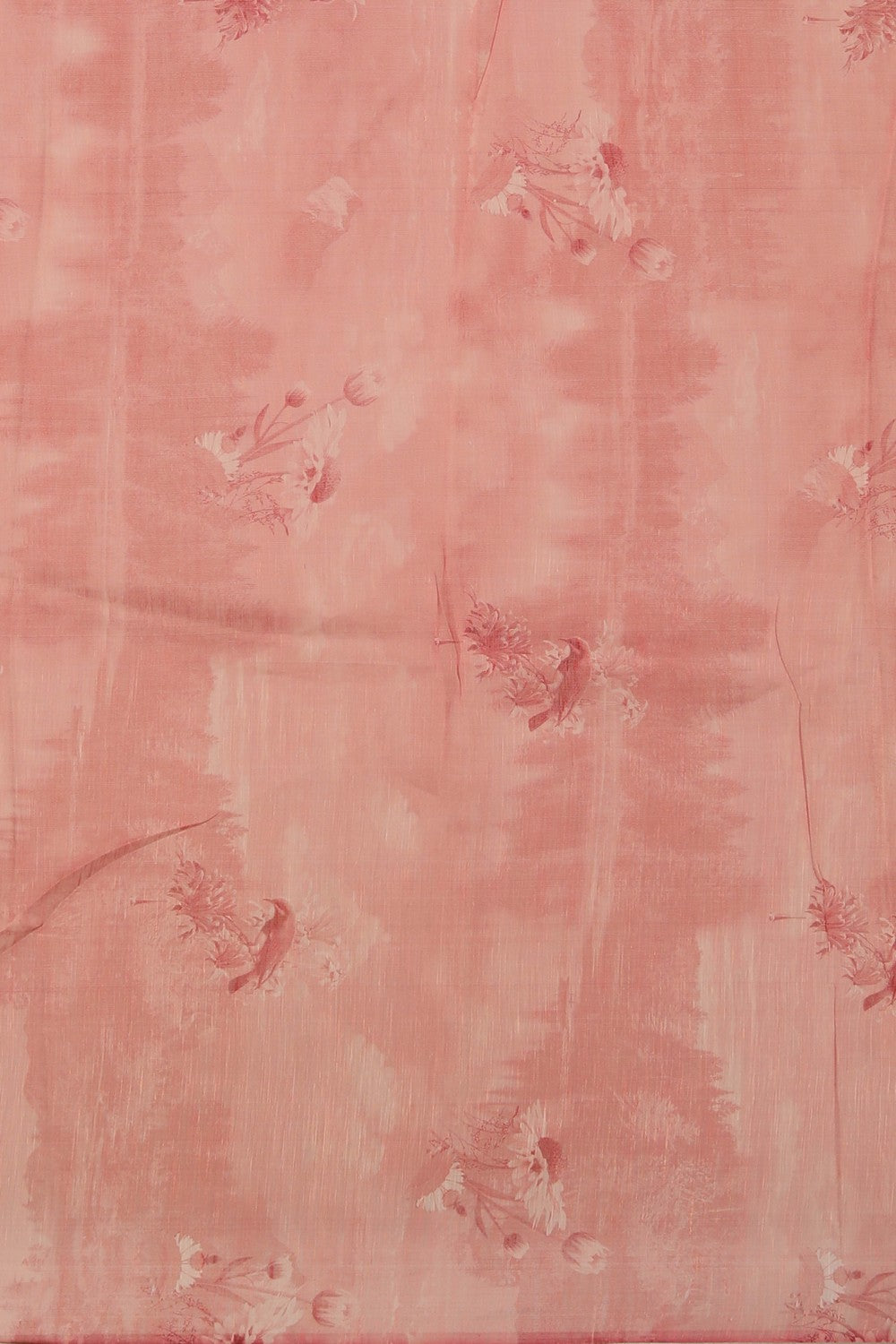 A Floral Print Linen Sare