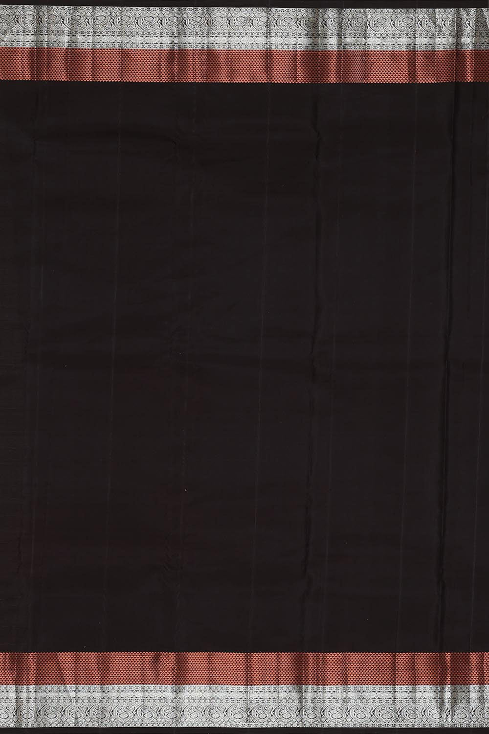 Image of Kanchipattu Dark Red Brocade Saree