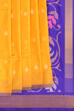 Image of Uppada Silk Yellow Saree