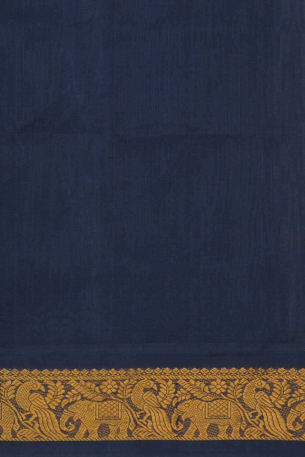 Image of Kuppadam Cotton Silk Yellow Saree