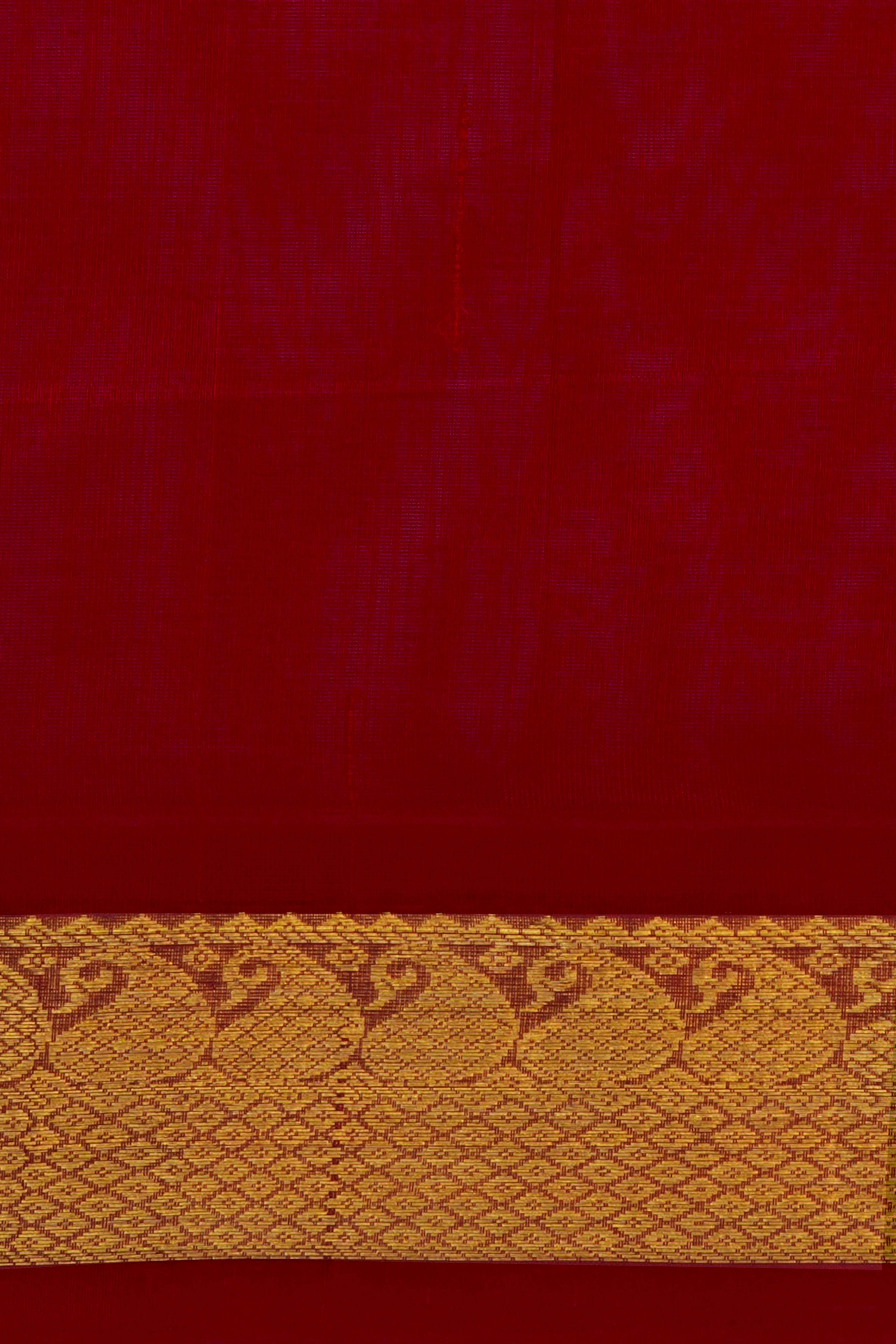 Image of Kuppadam Cotton Silk Beige Saree