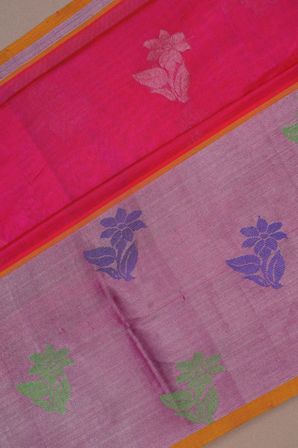 Image of South Silk Pink Saree