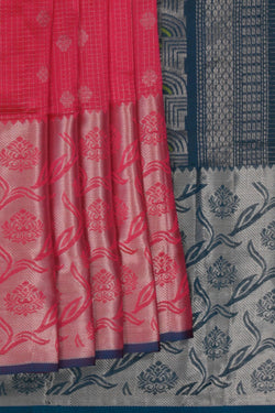 Image of Uppada Silk Pink Saree
