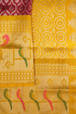 Image of Kuppadam Maroon Saree