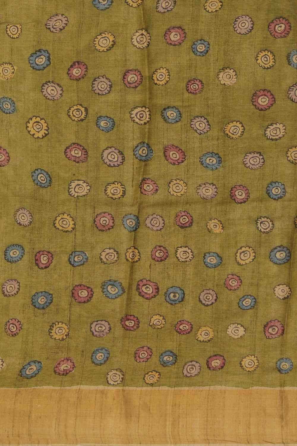 Kalamkari Hand-Painted Saree